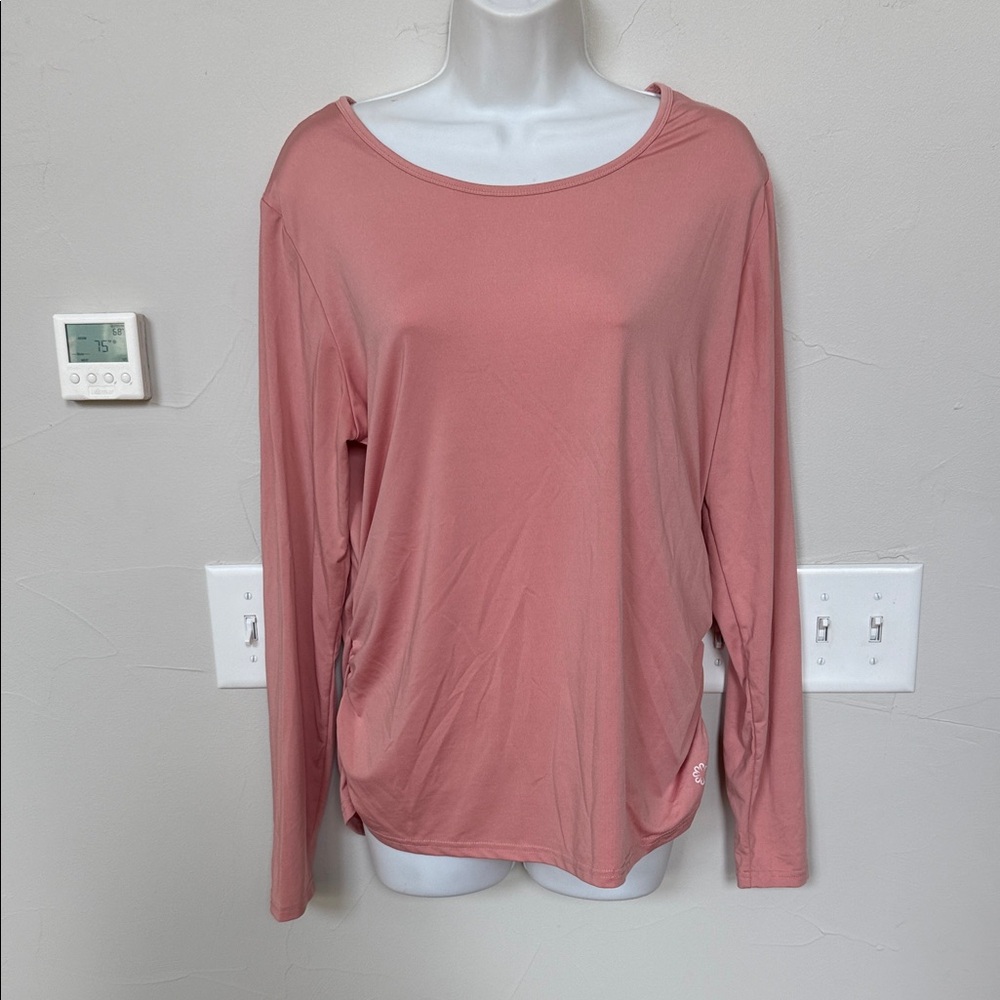Pro Player Women's Blush Long Sleeve Blouse